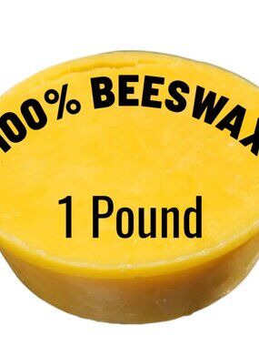 100% Pure Natural Beeswax Premium Grade Organic 1lbs 1 Pound Weighs 1lb Sourced